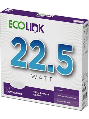 Koçtaş Ecolink Downlight 22.5w 6500k