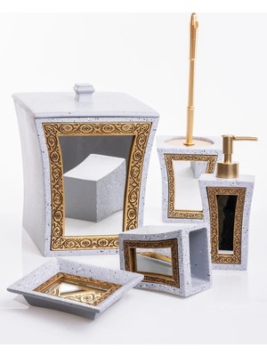 PremiumPort Şık ve Konforlu Banyo Seti, Polyester Malzeme, Özel Seri