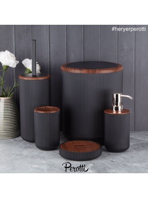 PremiumPort 5 Parça Akrilik Banyo Seti, Şık ve Kullanışlı Tasarım