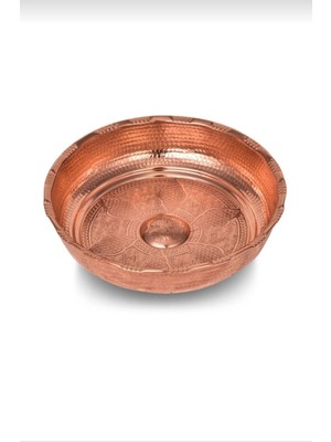 PremiumPort El Işlemeli Bakır Hamam Tası, Estetik ve Dayanıklı Tasarım