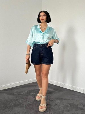 Efnaz Style Mavi Summer Şort