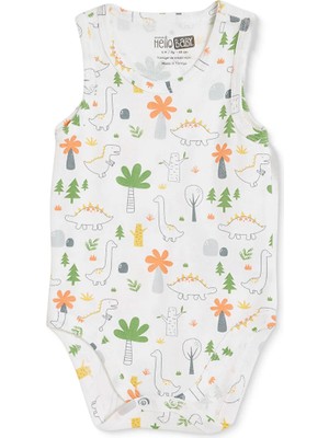 Hellobaby Erkek Bebek Body Bisiklet Yaka Sleeveless