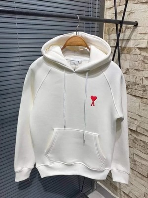 Efnaz Style Unisex Kapşonlu Baskılı Sweetshirt - Beyaz