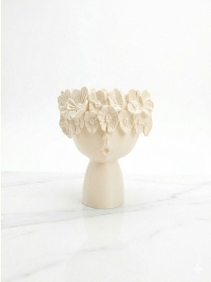 Özgürce Şık Siyah Saksılık ve Anahtarlık Çok Amaçlı Dekor 20X10 cm