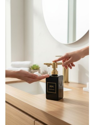 PremiumPort Modern Porselen Sıvı Sabunluk, Şık ve Dayanıklı Tasarım