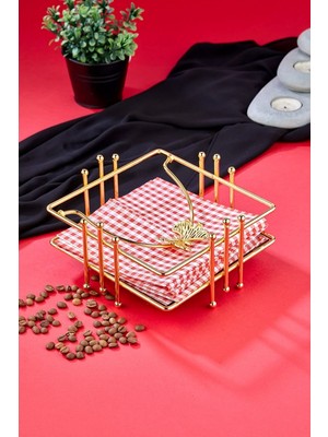 Özgürce Şık Paslanmaz Çelik Aynalı Peçetelik, Zarif ve Modern Tasarım