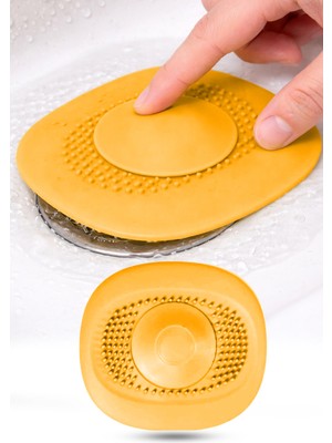 PremiumPort 2 Adet Kademeli Silikon Lavabo Tıkacı, Koku Önleyici, Gider Kontrol