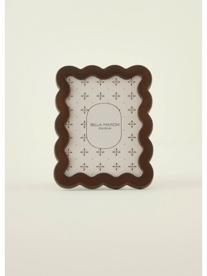 Özgürce Şık Kahverengi Ahşap Dekoratif Çerçeve 15X20 cm