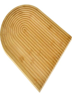 Özgürce Renkli Gökkuşağı Sunum Tahtası 32X24 Cm, Şık ve Çok Amaçlı Kullanım