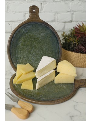 Özgürce Şık 26 cm Peynir Tabağı, Modern ve Zarif Sunum Parçası