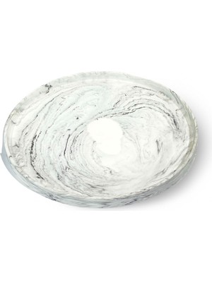 PremiumPort 30 cm Geniş Daire Tepsi, Şık ve Kullanışlı Mutfak Aksesuarı
