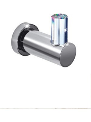 PremiumPort Şık ve Dayanıklı Krom Bornoz Askısı, Banyo Dekorunu Tamamlar