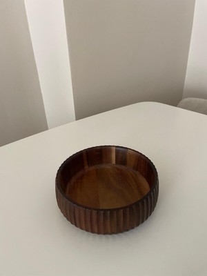 Özgürce Şık 19 cm Akasya Salata Kasesi, Zarif ve Dayanıklı Tasarım