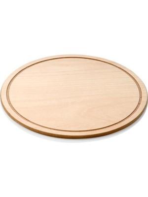 Özgürce 28 cm Ahşap Pizza ve Lahmacun Sunum Tabağı, Şık ve Kullanışlı