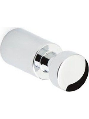 PremiumPort Şık ve Dayanıklı Duvara Monte Askılık, Krom Yüzey, 15X38X15 mm