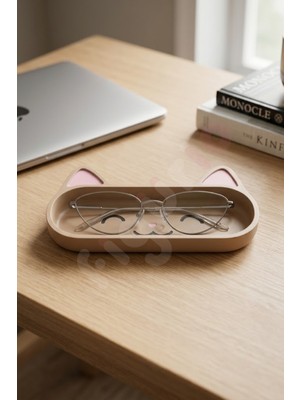 Özgürce Kedi Figürlü Gözlük Standı, Dekoratif ve Fonksiyonel Organizer