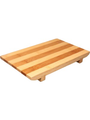 Özgürce Bambu Sushi Tabağı 240X150MM, Şık ve Doğal Sunum Için Ideal Seçim