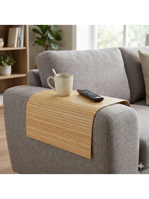 Özgürce 45X69 Bambu Servis Matı, Masa, Sehpa ve Koltuk Için Çok Amaçlı Kullanılır