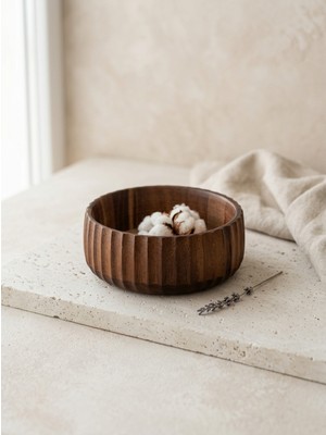 Özgürce Şık 15 cm Akasya Curve Kase, Modern ve Zarif Tasarım ile Şıklık Katın