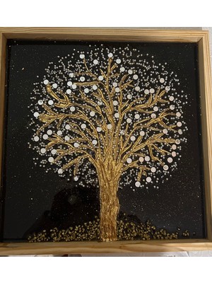 Özgürce El Yapımı Renkli Epoksi Sanat Tablosu, Modern ve Şık Dekorasyon Parçası