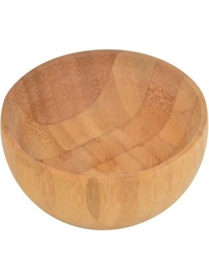 Özgürce Bambu Çerezlik, Kahvaltılık Kase, Yuvarlak, Derin, 8 Cm, 1 Adet