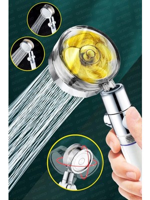 Urfakent Duş Başlığı Turbo Pervaneli Serinletici Tasarım