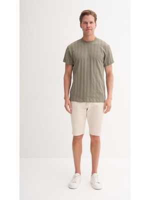 Cazador 42770 Erkek Bisiklet Yaka T-Shirt