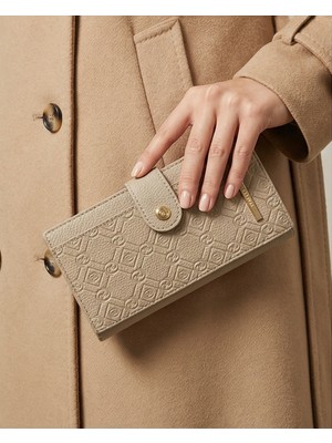 Vakko Para Cüzdanı Vizon,genişlik 20 Cm,boy 10 Cm,çok Hafif