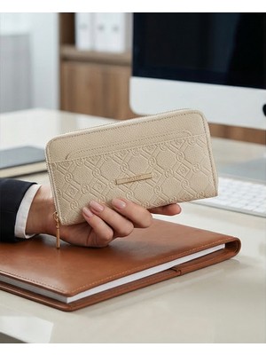 Vakko Para Cüzdanı Vizon ,genişlik 22 Cm,uzunluk 14 Cm,özel Kartlık