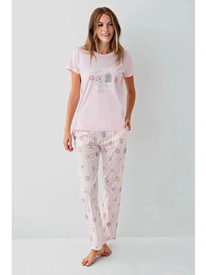 Rolypoly Kısa Kol Kadın Pijama Takım 3810