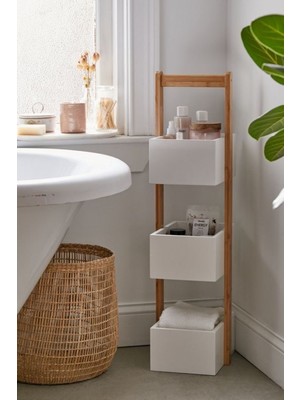 PremiumPort Pratik ve Şık Banyo Lavabo Düzenleyici Raf, Alan Tasarrufu Sağlar