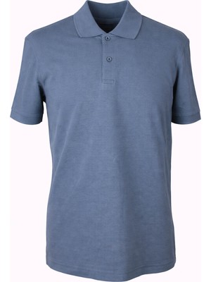 Trender 2127 Düz Pike Petrol Erkek Polo Yaka T-Shirt 26YL71L58019