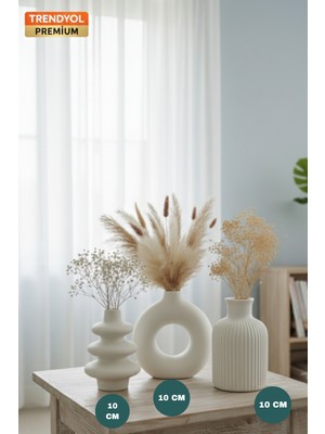 Handanca 3'lü Minimal Set Iskandinav Tarzı Bohem Vazo Hediyelik Pinterest Pampas Vazosu Set Dekoratif Obje