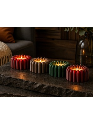 The Shogun Floraglow Candle Holder | Dekoratif Pilli Mumluk