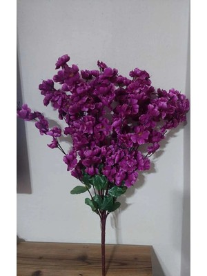 Handanca 1 Adet 9 Dallı Mor Ev Dekor Vazo