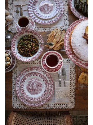 Handanca Whistle Güpürlü Amerikan Servis - Supla Ürün 1 Adet