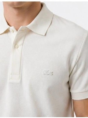 Lacoste Polo Paris Ekru Regular Fit