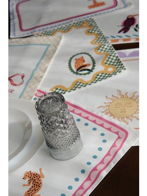 Handanca 6'lı Amerikan Servis - 45*35 cm - Celebrate