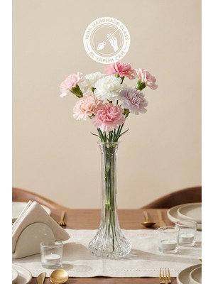 Handanca Selen Concept Linea Damla Model El Yapımı Cam Karanfillik