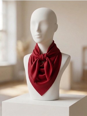 Minawish Kırmızı Fular (30X130) – Zarif ve Dikkat Çekici Stil