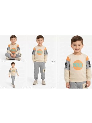 Pekmini Bebe 4/10 Yaş Kargo Cepli Penye Çocuk Takımı