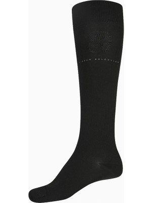 Pikeur Selection 1714 Taş Logolu Lüks Diz Altı Unisex Binicilik Çorabı