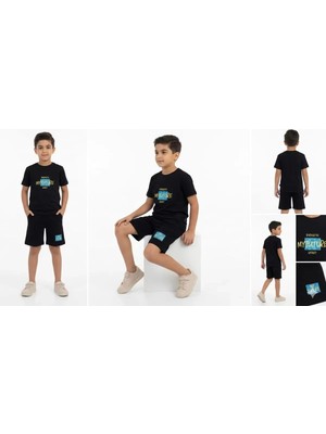 Pekmini Bebe 8/13 Yaş Baskılı Penye Çocuk Takımı