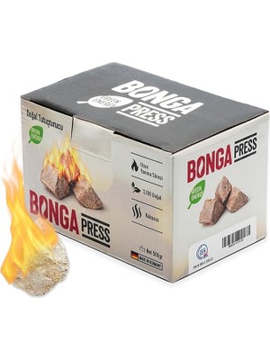 Soba, Şömine, Mangal Tutuşturucu 35 Adet 500 gr - Jel ve Çıra Alternatifi Doğal Odun Yünü Press