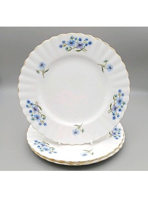 My Balli Store Royal Albert Richmond-Blue Rock Antika Pasta Tabağı 3'lü Set 18 cm