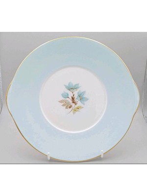 My Balli Store Royal Grafton Miranda Blue Antika Kek Servis Tabağı(25 Cm)