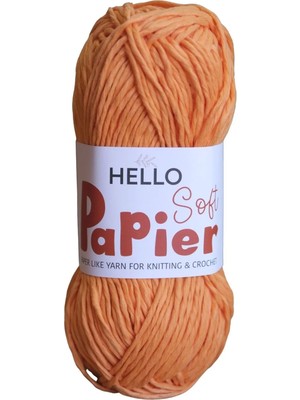 Hello Soft Papier Kağıt Ip P19 Çanta Örgü Ipi / 2 Adet