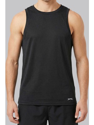 Slazenger 2301 Erkek Kolsuz Spor Atlet T-Shirt - Nefes Alan File Dokulu