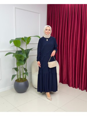 Still Butik Selen Elbise Sandy Kumaş Tesettür Kadın Giyim Büyük Beden ST2202