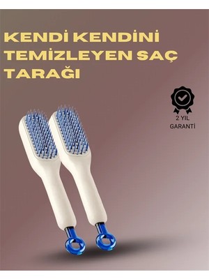 DS LLC Kendini Temizleyen Masajlı Saç Tarağı – Anti-Statik, Ergonomik Tasarım
